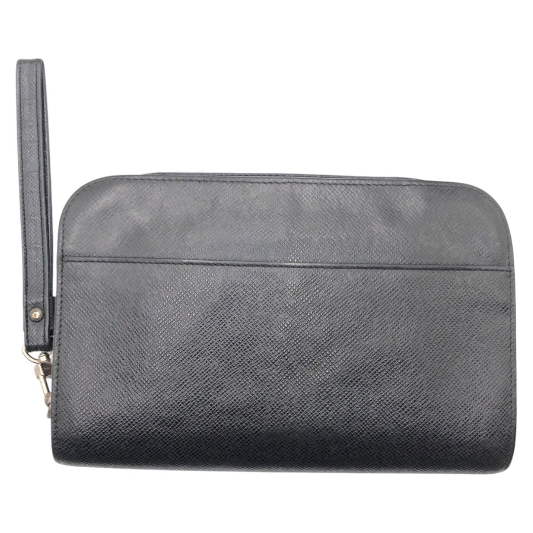 LOUIS VUITTON business bag M30182 leather Black black Taiga ardwards Baikal