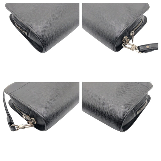 LOUIS VUITTON business bag M30182 leather Black black Taiga ardwards Baikal