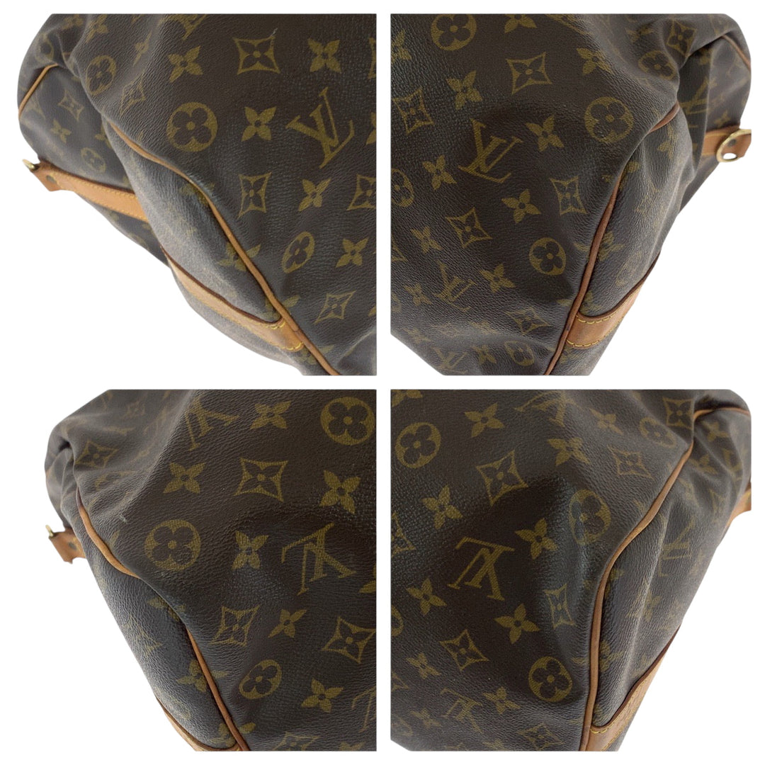 LOUIS VUITTON Boston Duffel bag M41416 PVC Brown Monogram Keepall 50 bandouliere