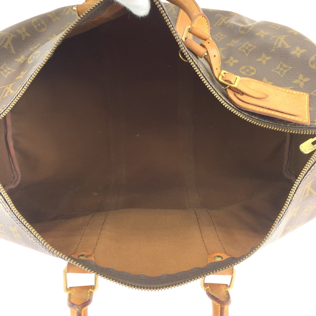 LOUIS VUITTON Boston Duffel bag M41416 PVC Brown Monogram Keepall 50 bandouliere