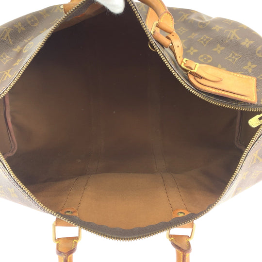 LOUIS VUITTON Boston Duffel bag M41416 PVC Brown Monogram Keepall 50 bandouliere
