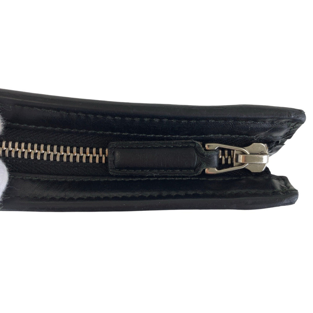 GUCCI Clutch bag 475316 GG canvas Black Red SilverMetal Sherry line