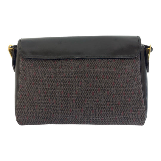 Yves Saint Laurent Shoulder Bag Canvas, Leather Black Grey Shoulder Bag pochette YSL Women Used Authentic