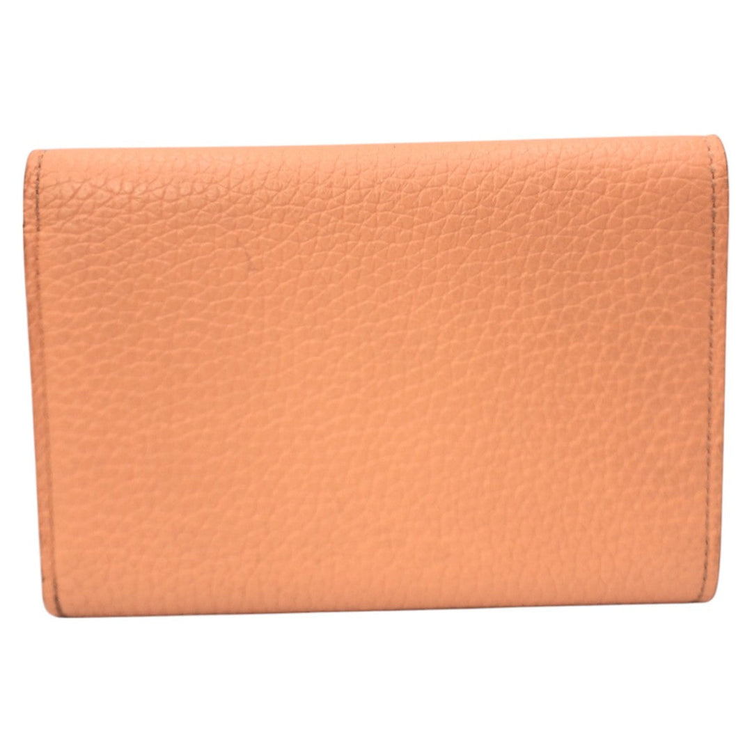 LOUIS VUITTON Tri-fold wallet M82149 leather beige Tri-fold wallet Compact wallet Portefeuille Capsine Women Used Authentic