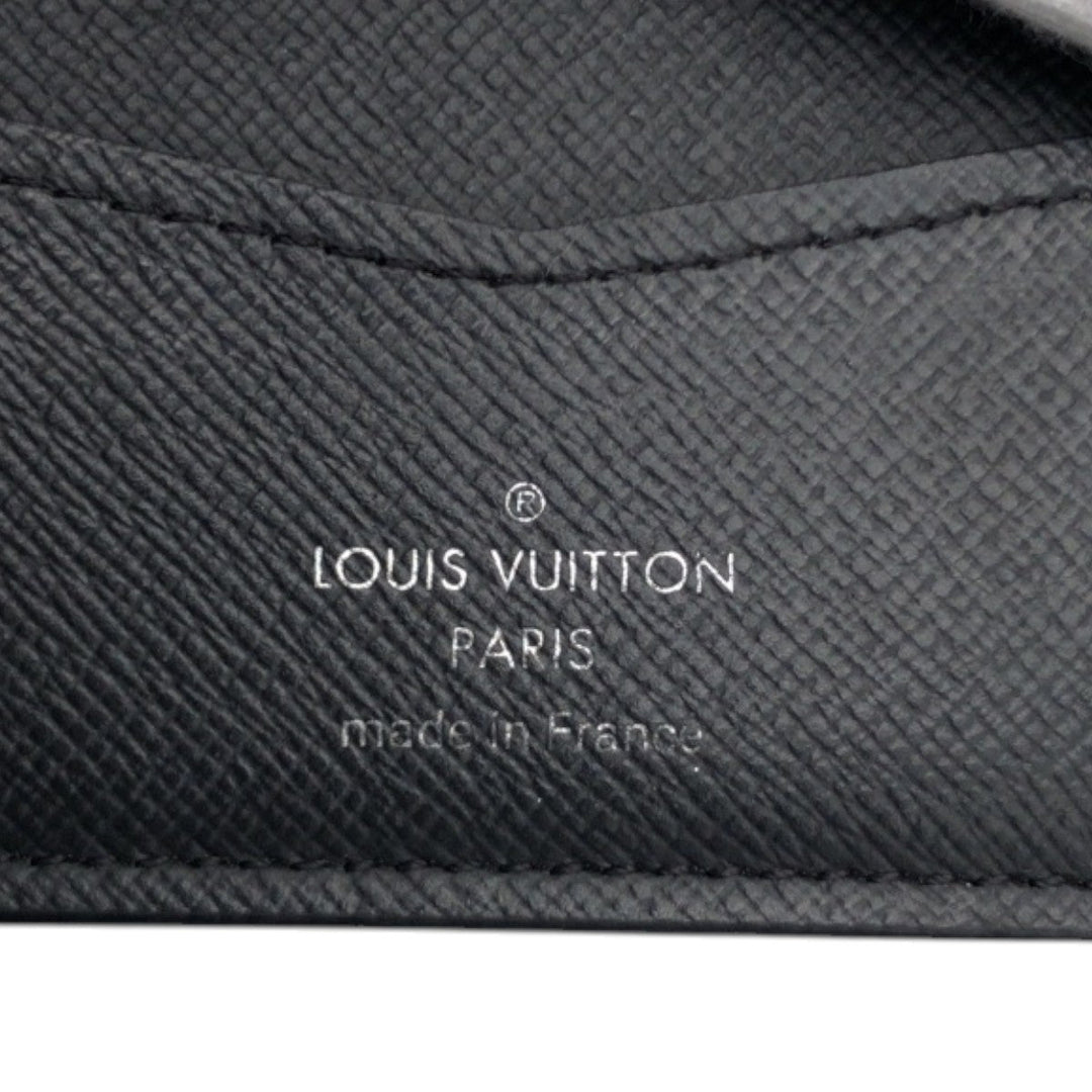 LOUIS VUITTON Bifold Wallet M62294 PVC Black black Bifold Wallet Compact Wallet Monogram Portefeuille Slender mens Used Authentic