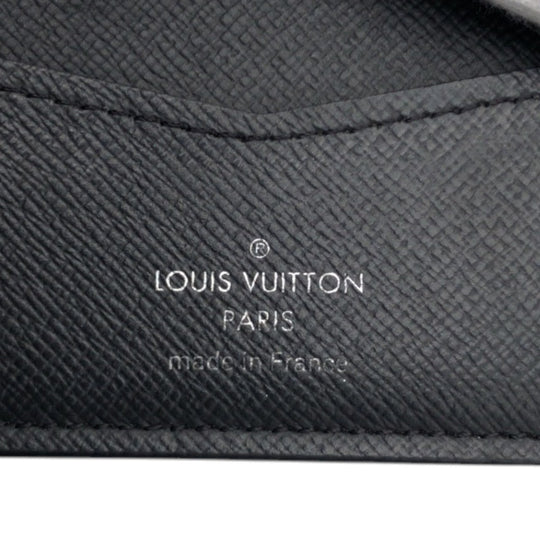 LOUIS VUITTON Bifold Wallet M62294 PVC Black black Bifold Wallet Compact Wallet Monogram Portefeuille Slender mens Used Authentic