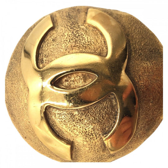 CHANEL Brooch 29 1257 metal gold COCO Mark Women Used Authentic