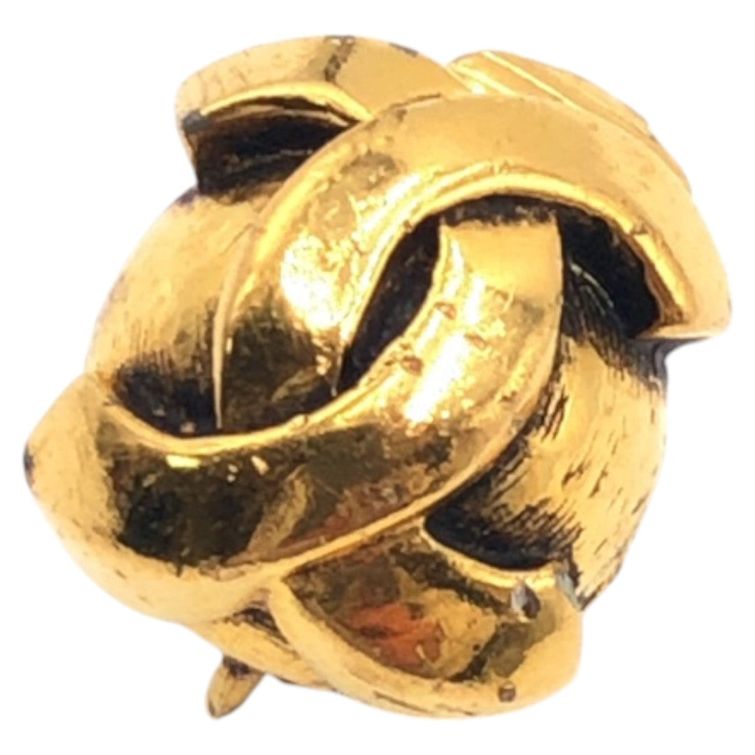CHANEL Earring metal gold COCO Mark