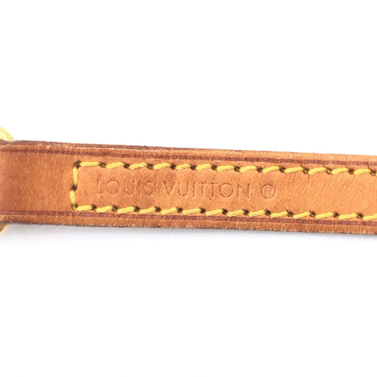 LOUIS VUITTON Shoulder strap leather Brown