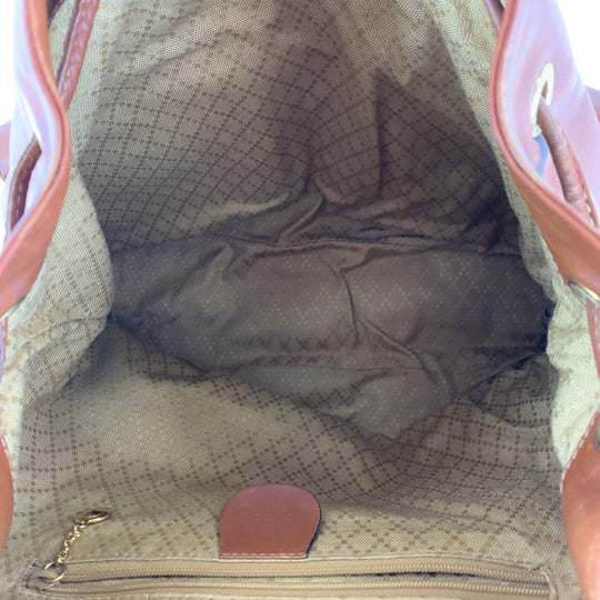 GUCCI Backpack 003 2058 0016 leather Brown Gold Metal Backpacks & Daypacks Backpacks Bamboo Women Used Authentic