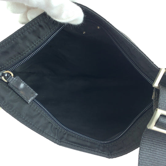 PRADA Shoulder Bag VA0053 Nylon black Shoulder Bag Messenger bag Test Triangle With logo mens Used Authentic