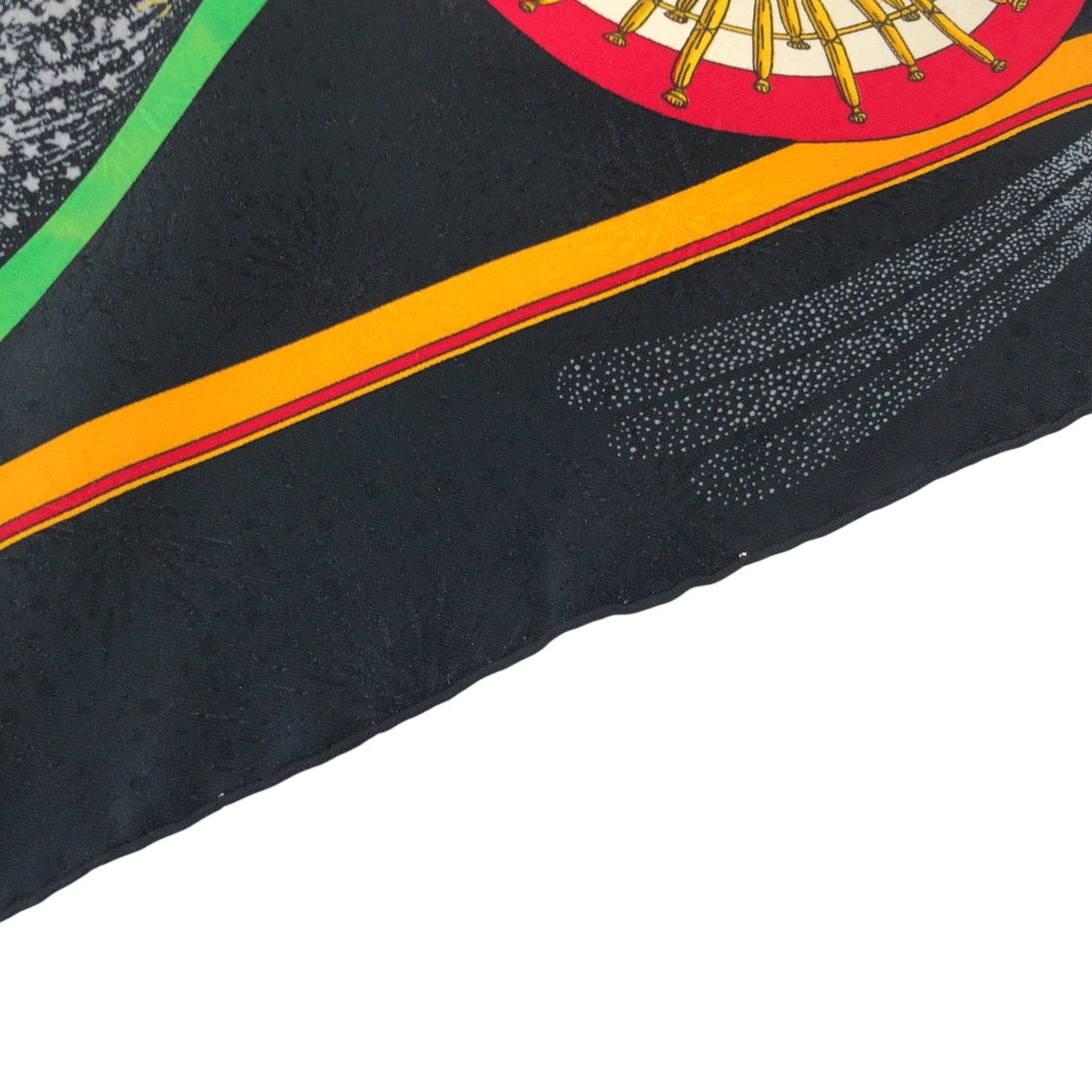 HERMES scarf silk multicolor Scarf Large Scarf Carre90 150th Anniversary FEUX D' ARTIFICE mens Used Authentic