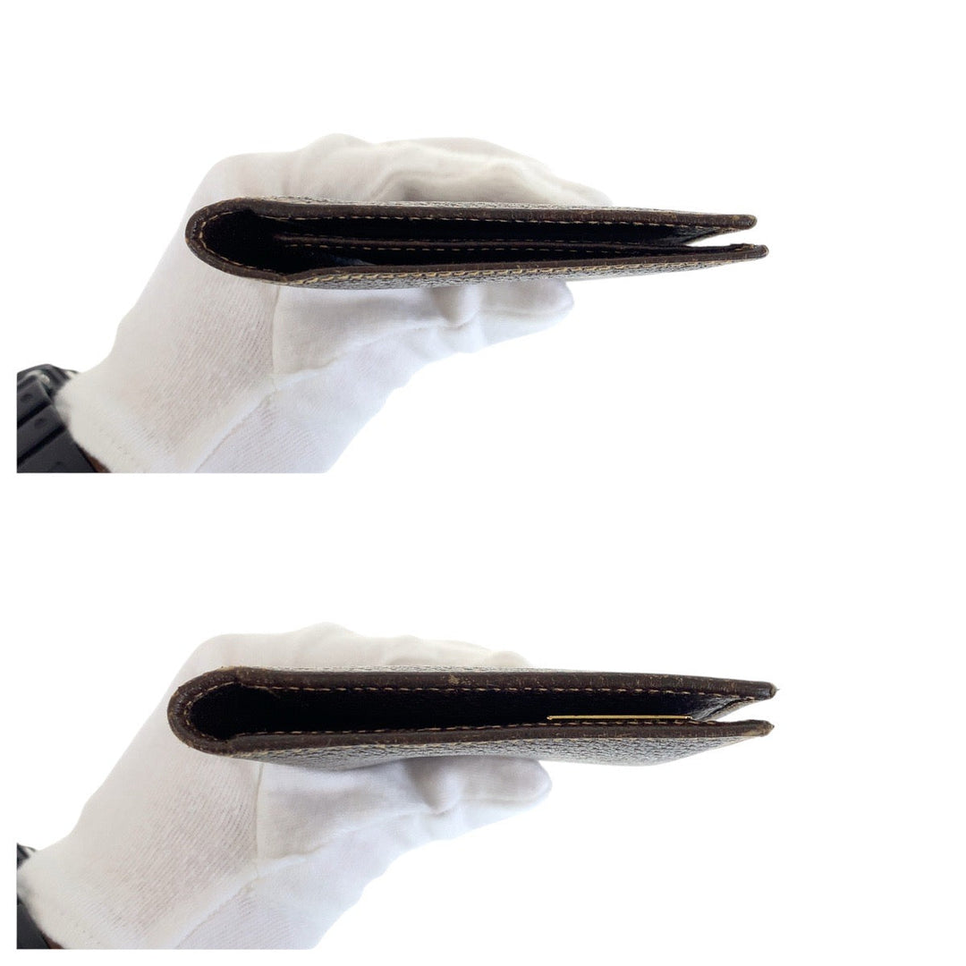 GUCCI Long Wallet Purse 034 001 0908 leather Brown Gold Metal Long Wallet Purse Old Gucci mens Used Authentic