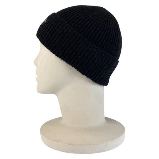 LOUIS VUITTON Knit cap M79081 cashmere black LV Dual Beanie S