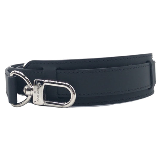 LOUIS VUITTON Shoulder strap leather black