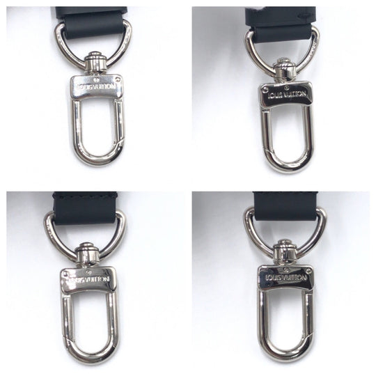 LOUIS VUITTON Shoulder strap leather black