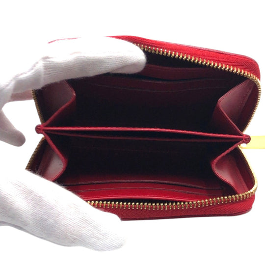 LOUIS VUITTON Card Case M93608  enamel Red Monogram Vernis