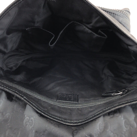 GUCCI Shoulder Bag 510335 Nylon, Leather black Shoulder Bag Pochette Unisex mens Used Authentic