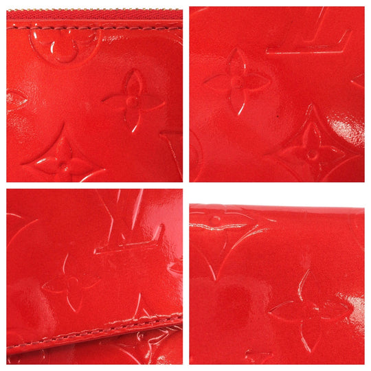 LOUIS VUITTON Shoulder Bag M91137 enamel Red Monogram Vernis Motto