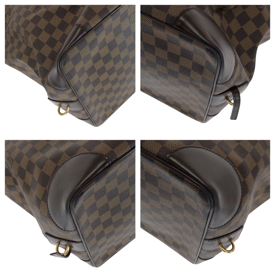LOUIS VUITTON Boston Duffel bag N41537 PVC Brown Damier Vaslab