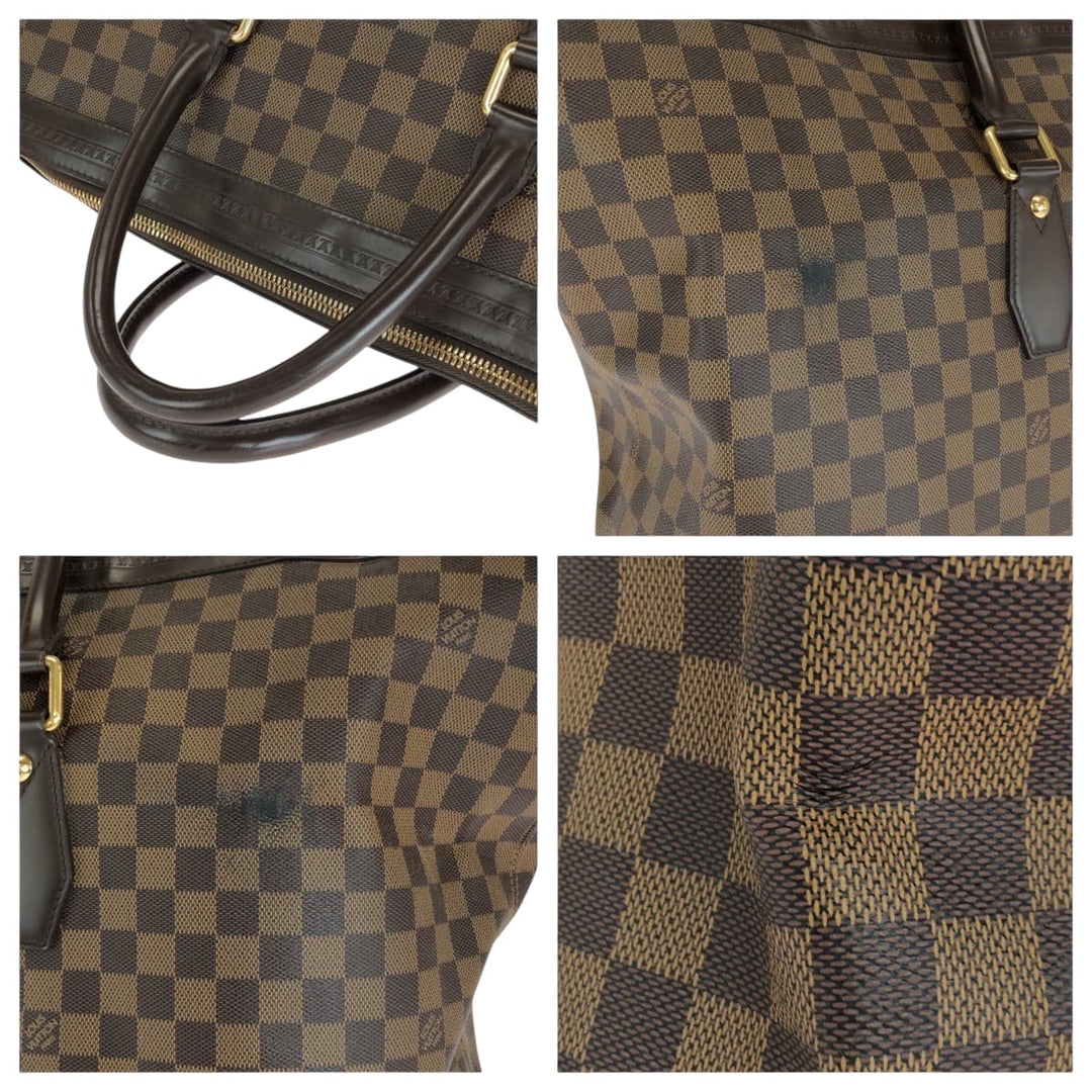 LOUIS VUITTON Boston Duffel bag N41537 PVC Brown Damier Vaslab