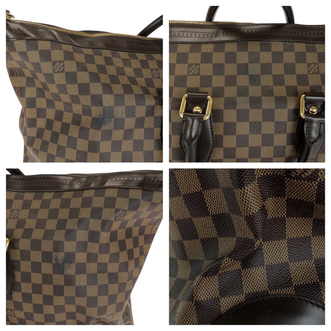 LOUIS VUITTON Boston Duffel bag N41537 PVC Brown Damier Vaslab