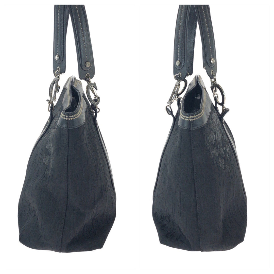 Dior Tote Bag canvas black Trotter