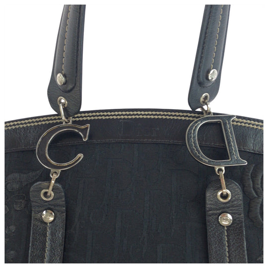 Dior Tote Bag canvas black Trotter