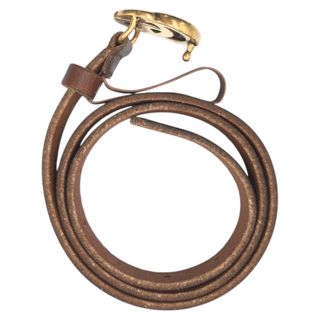 GUCCI belt 493949 leather Brown GG Marmont