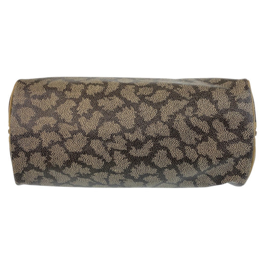 Yves Saint Laurent Handbag PVC Brown YSL