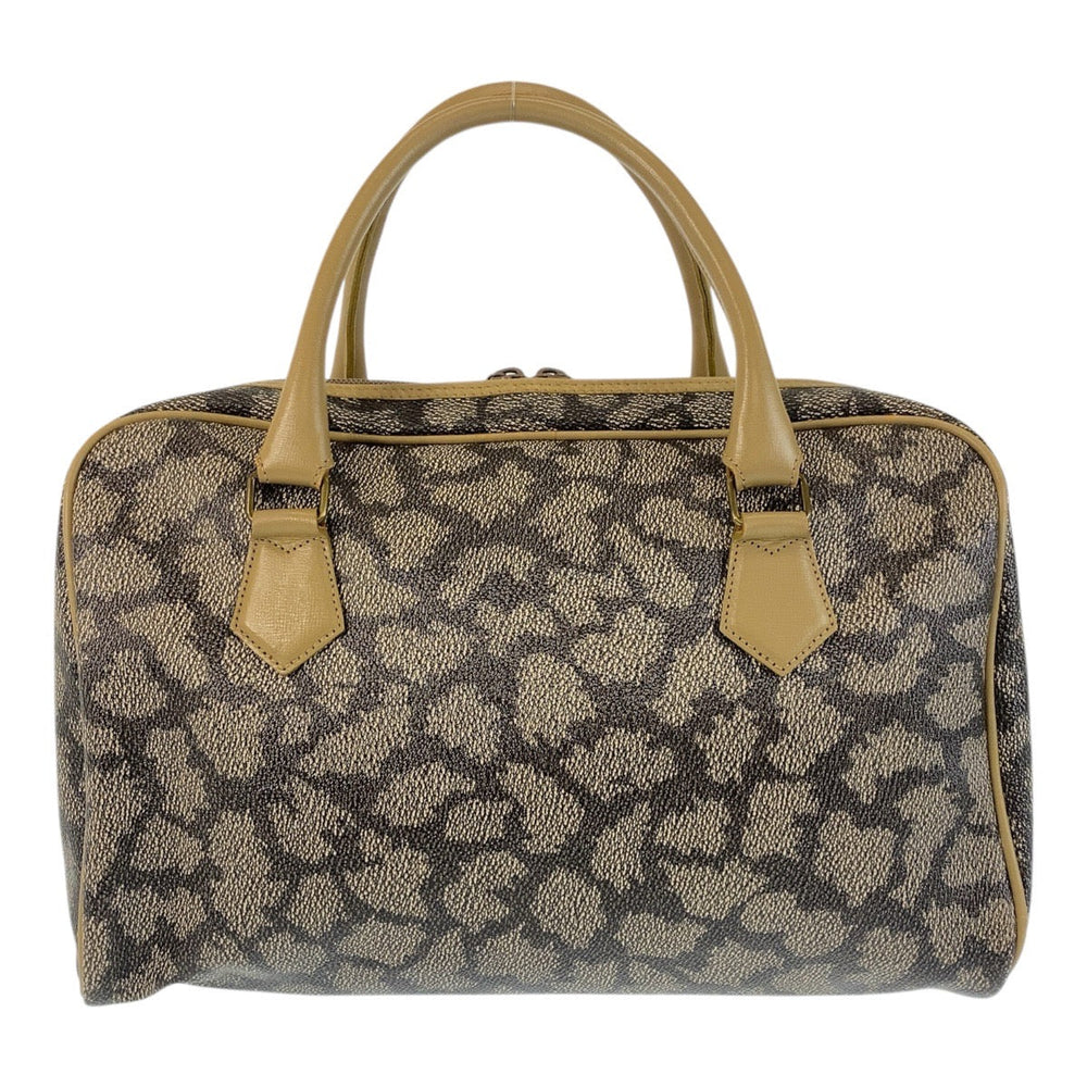 Yves Saint Laurent Handbag PVC Brown YSL