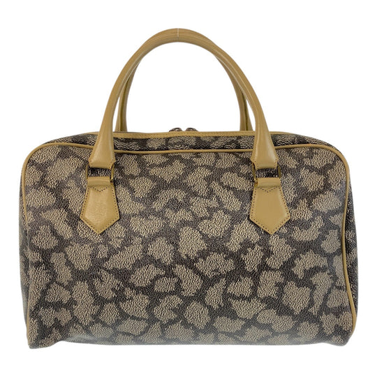 Yves Saint Laurent Handbag PVC Brown YSL