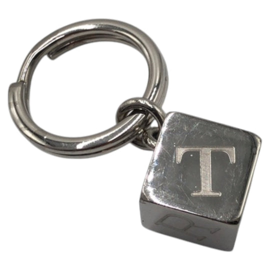 CARTIER key ring metal Silver