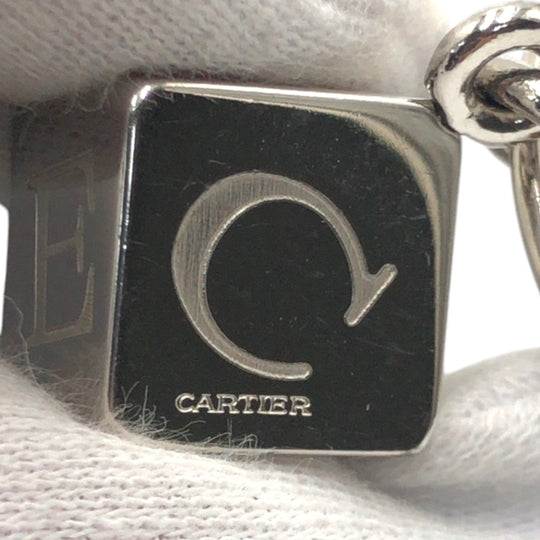 CARTIER key ring metal Silver