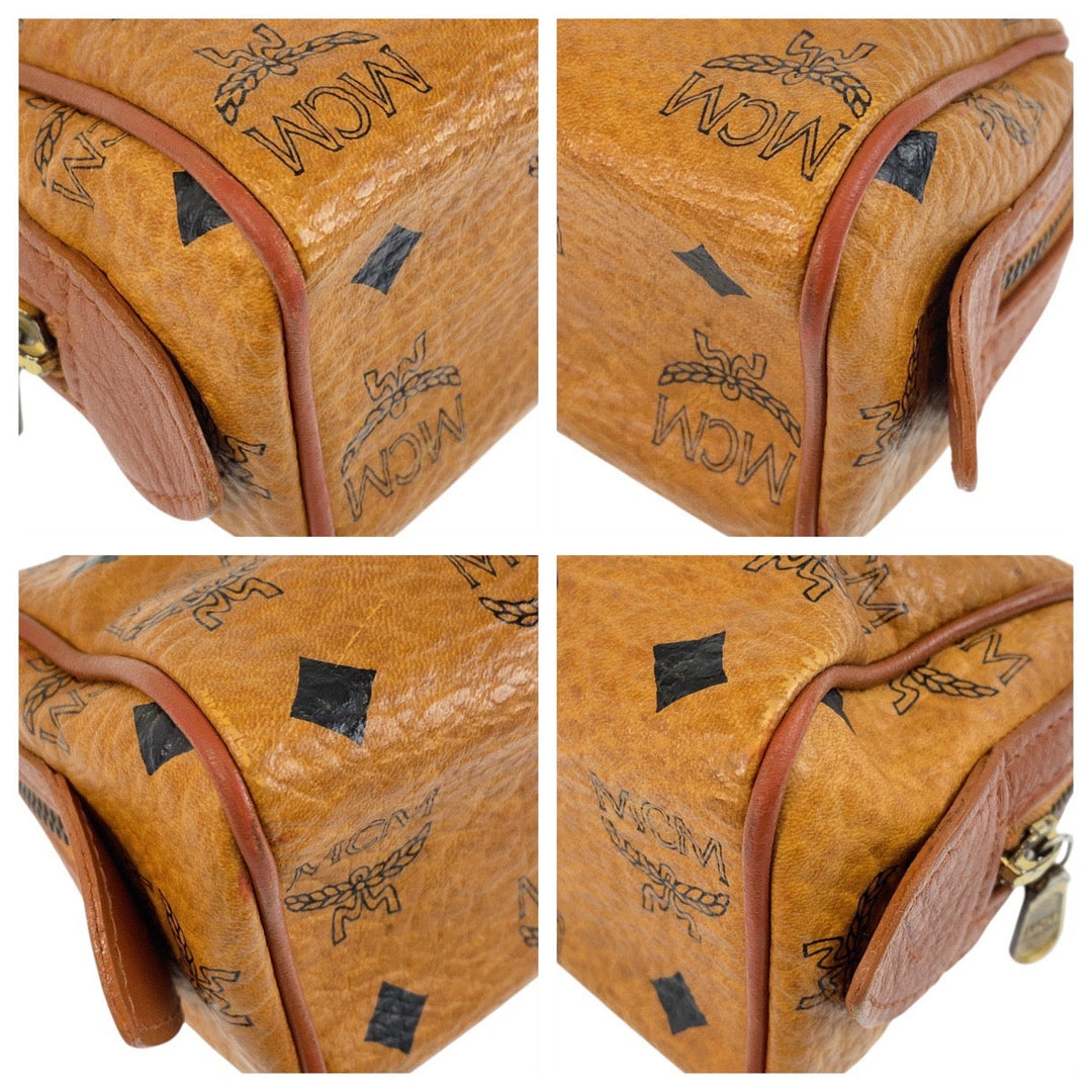 MCM Shoulder Bag leather Brown Vicetos