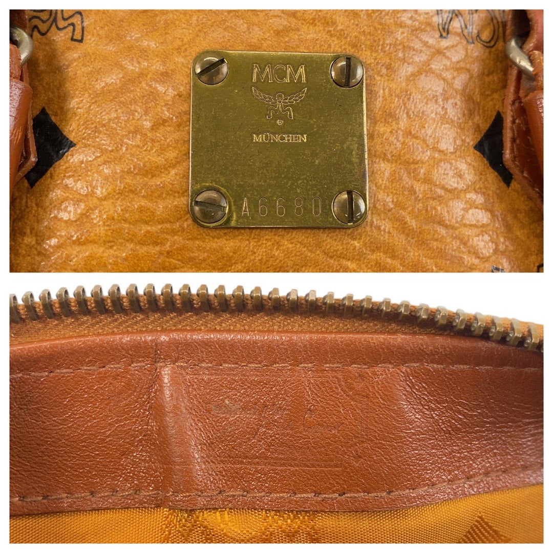 MCM Shoulder Bag leather Brown Vicetos