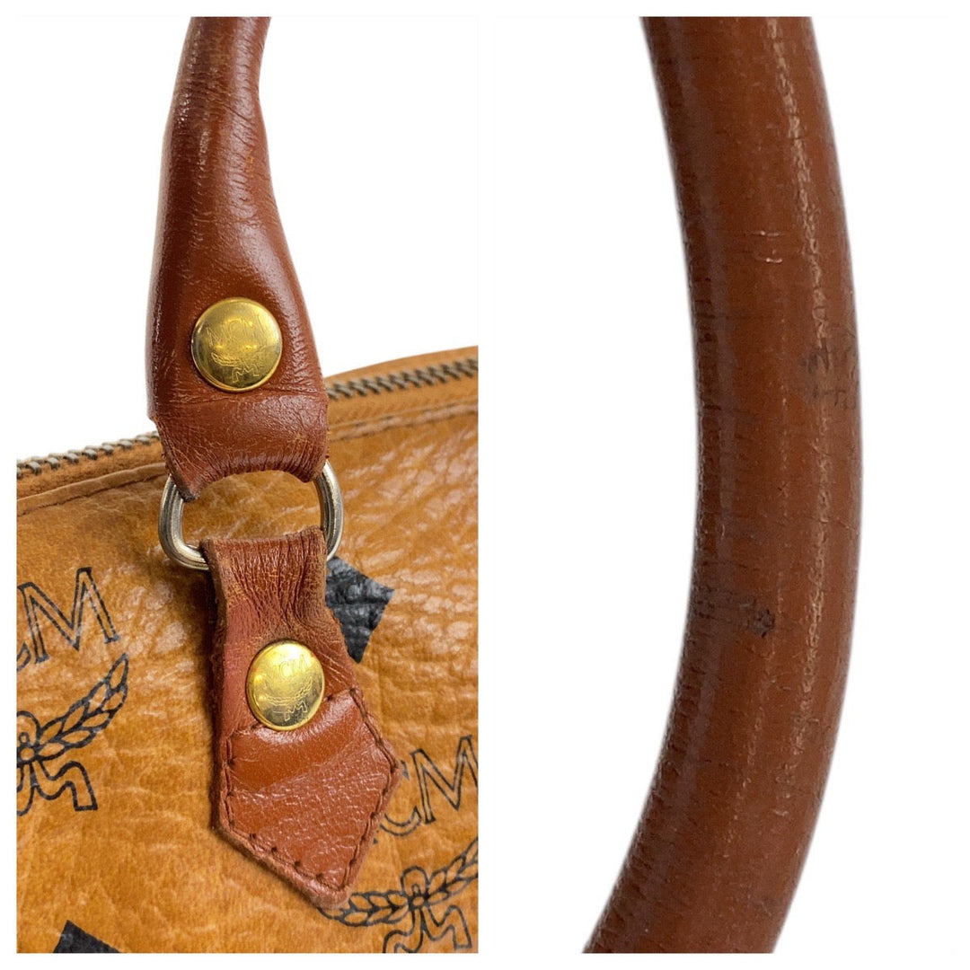 MCM Shoulder Bag leather Brown Vicetos