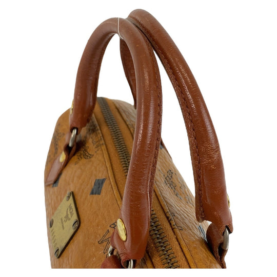 MCM Shoulder Bag leather Brown Vicetos