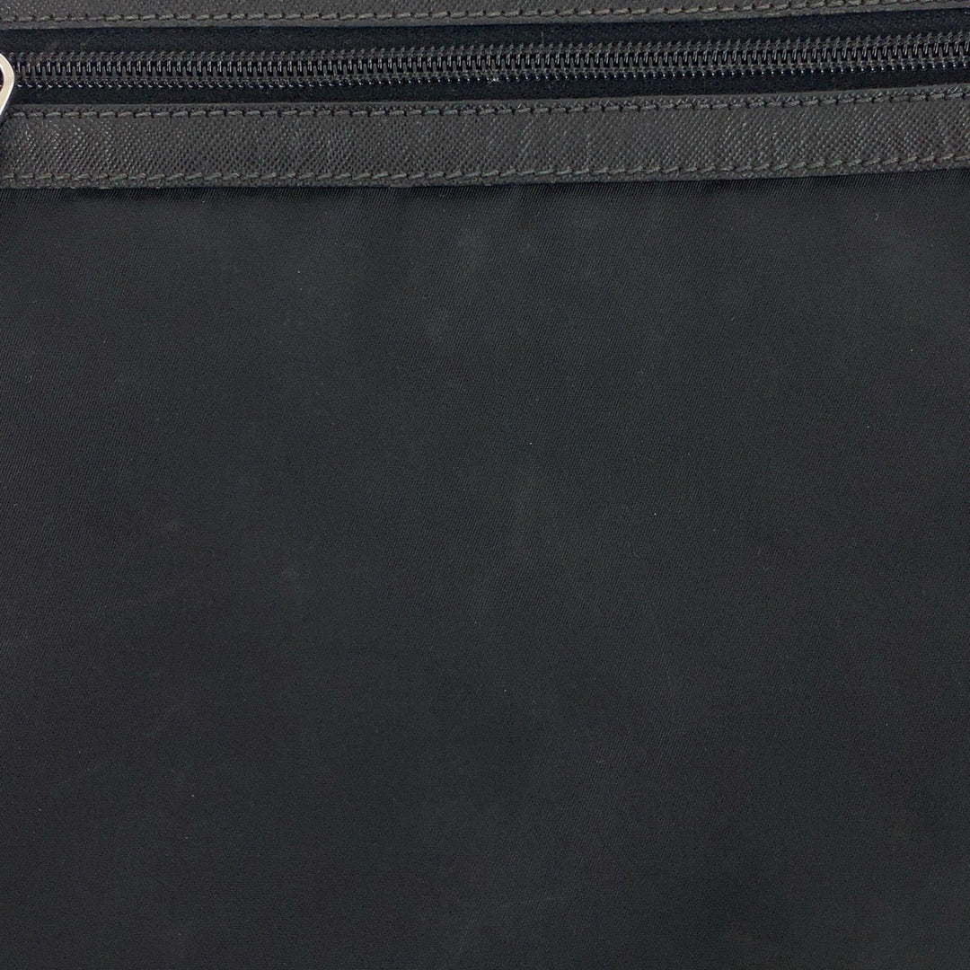 PRADA Shoulder Bag Nylon black Shoulder Bag Messenger bag Test Triangle With logo Women Used Authentic