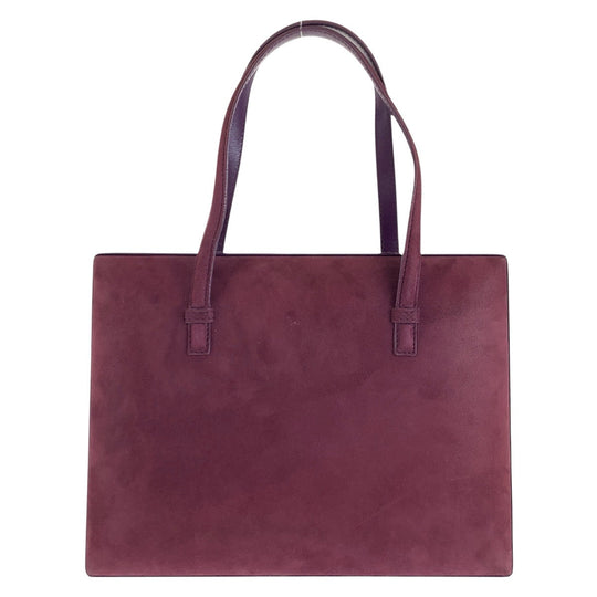 LOEWE Handbag Suede purple anagram