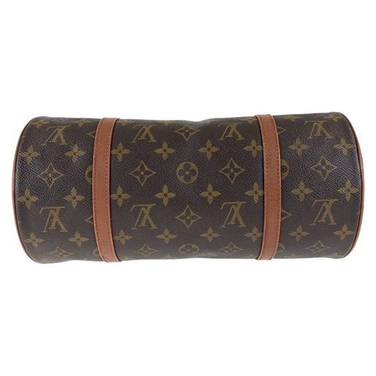 LOUIS VUITTON Handbag M51365 PVC, Leather Brown Gold Metal Handbags Mini Boston Duffel bag Papillon30 Women Used Authentic