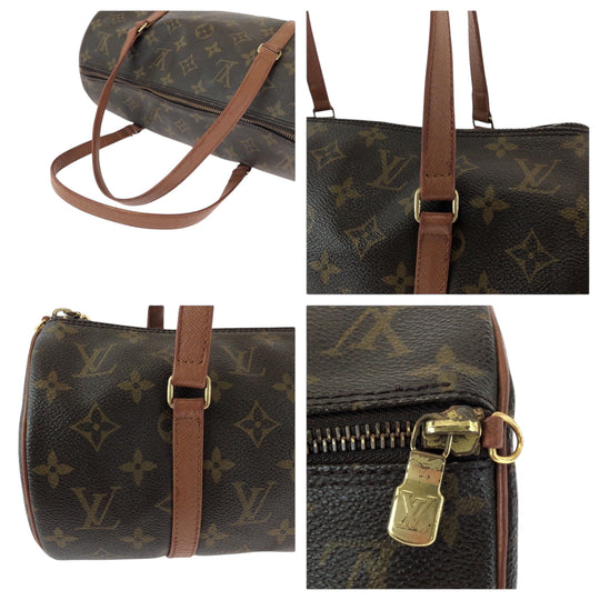 LOUIS VUITTON Handbag M51385 PVC Brown Monogram Papillon 30