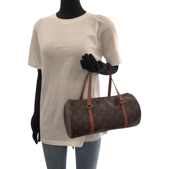 LOUIS VUITTON Handbag M51385 PVC Brown Monogram Papillon 30