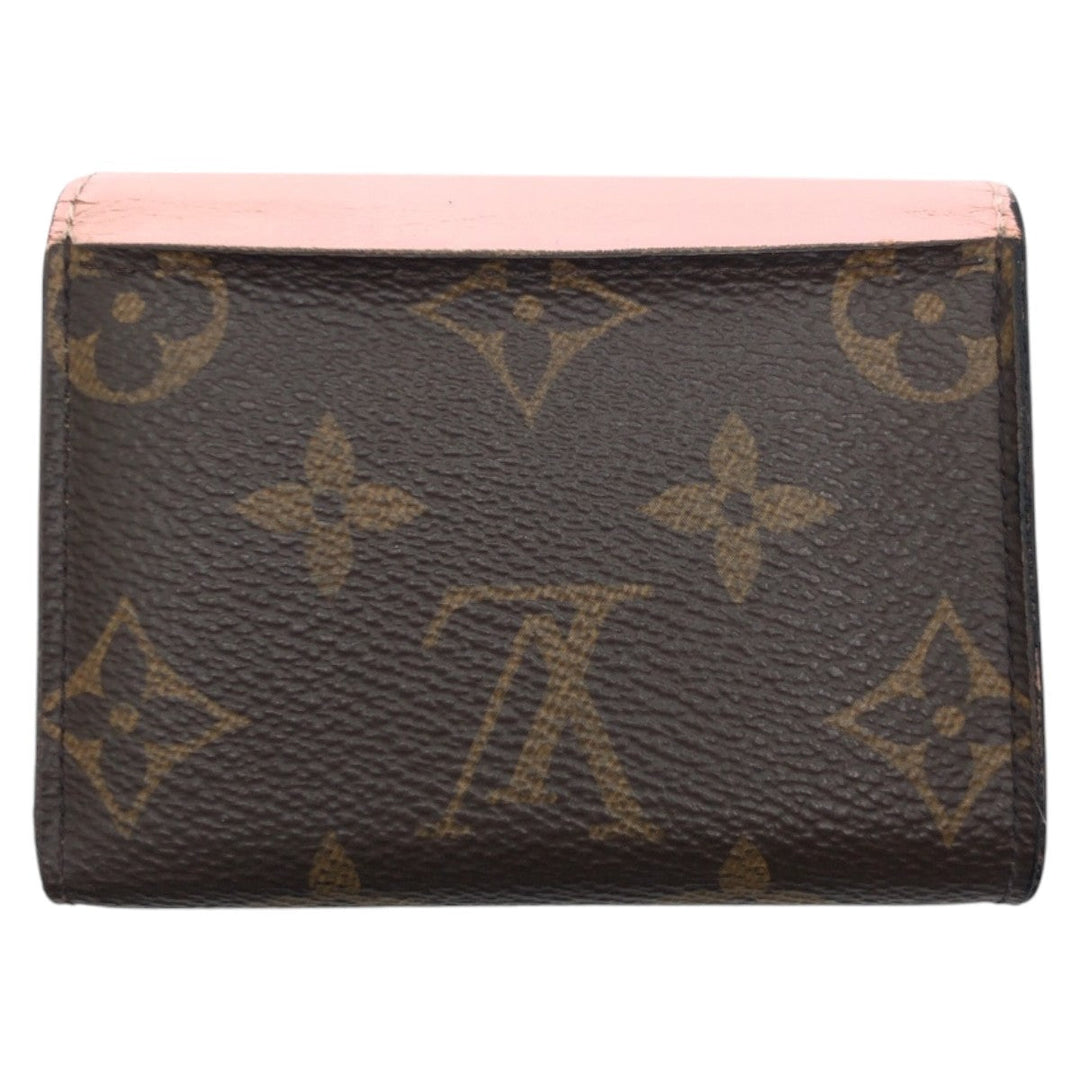 LOUIS VUITTON Tri-fold wallet M62933 PVC Brown Monogram Portefeuille Zoe