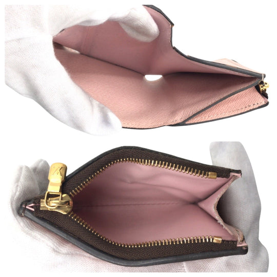 LOUIS VUITTON Tri-fold wallet M62933 PVC Brown Monogram Portefeuille Zoe