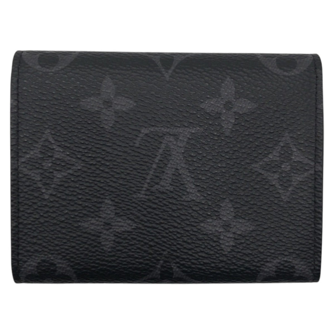 LOUIS VUITTON Card Case M12874 PVC black Card Case Card Case Monogram Eclipse Enveloppe mens Used Authentic