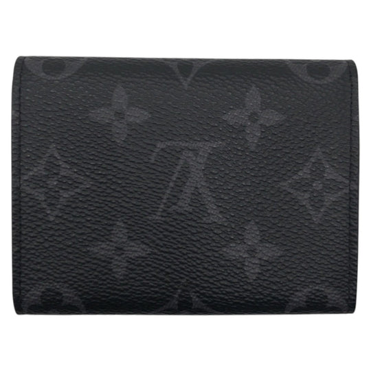 LOUIS VUITTON Card Case M12874 PVC black Card Case Card Case Monogram Eclipse Enveloppe mens Used Authentic