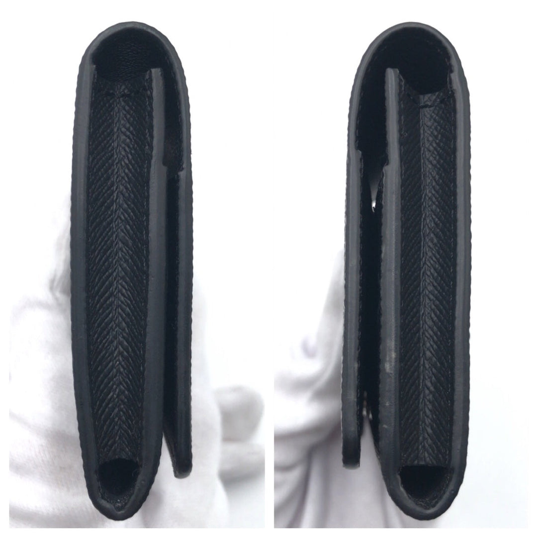 LOUIS VUITTON Card Case M12874 PVC black Card Case Card Case Monogram Eclipse Enveloppe mens Used Authentic