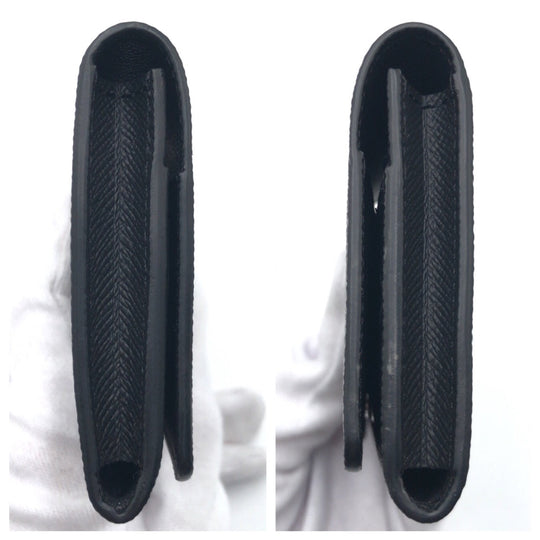 LOUIS VUITTON Card Case M12874 PVC black Card Case Card Case Monogram Eclipse Enveloppe mens Used Authentic