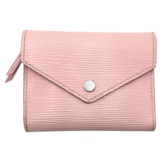 LOUIS VUITTON Tri-fold wallet M62946 Epi Leather Pink Rose Ballerine Tri-fold Wallet Folded Wallet Compact Wallet Epi Portefeuille Victorine Women Used Authentic